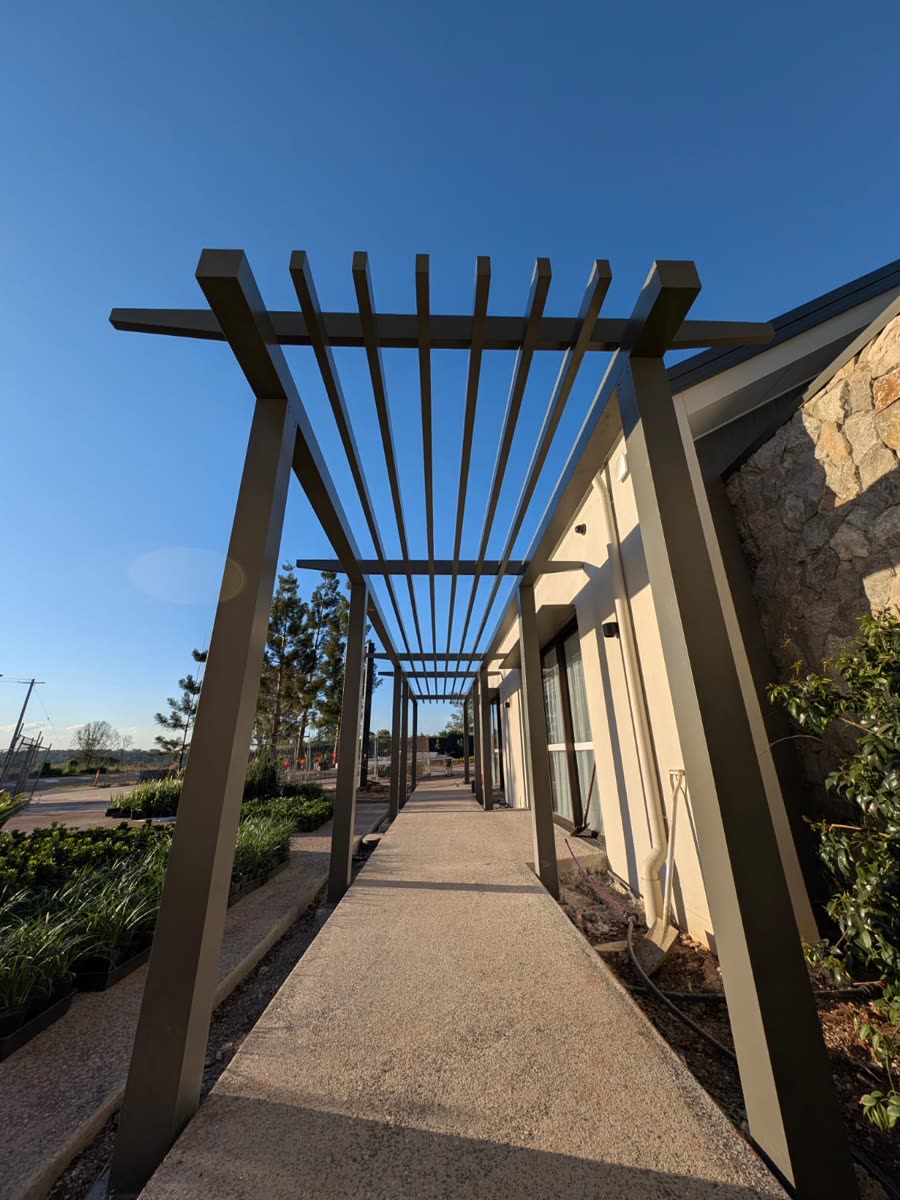Architectural metalwork by K&F Fabrications on the Sunshine Coast
